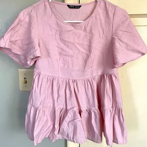 SHEIN pink shirt xs